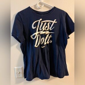 Nike Just Do It Navy Blue T-Shirt Padres Colors XXL Women’s
